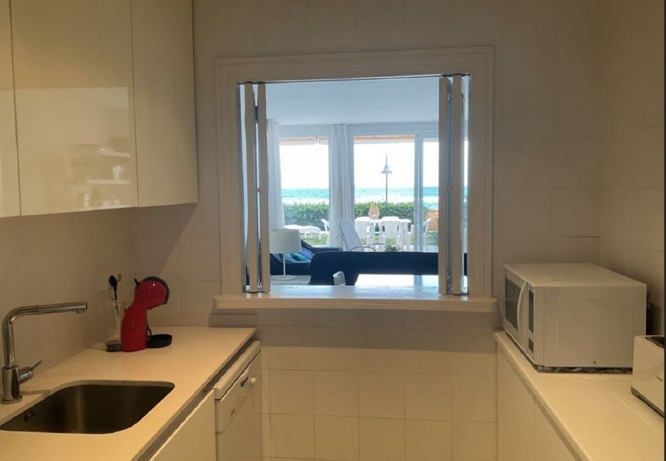 Apartament en Pals - GOLF MAR II terraza/jardin vista mar